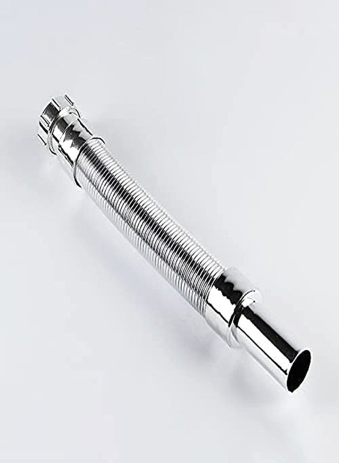 PIXELPACE PVC Water Outlet Waste Pipe for Wash Basin/Sink (Chrome) - Image 5